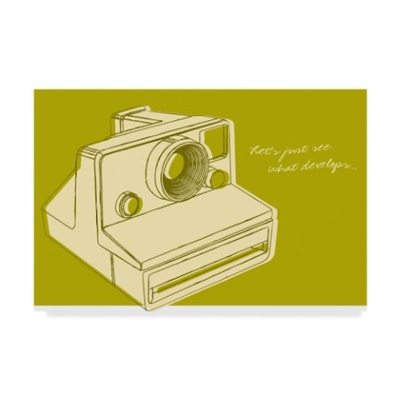 John W. Golden 'Lunastrella Instant Camera' Canvas Art,30x47